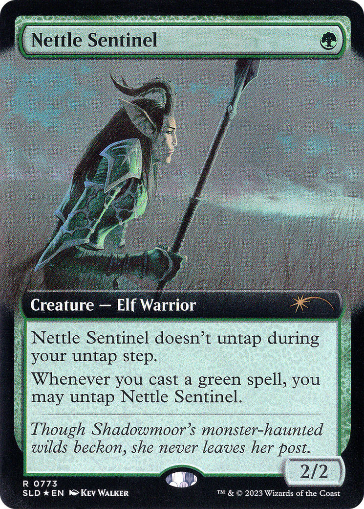 Nettle Sentinel (0773) (Extended Art) - Foil