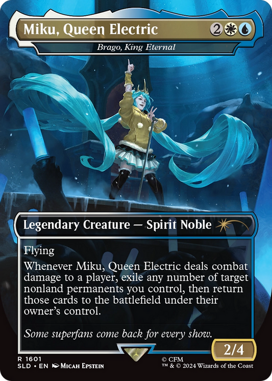 Miku, Queen Electric [Brago, King Eternal] (1601) (Borderless)
