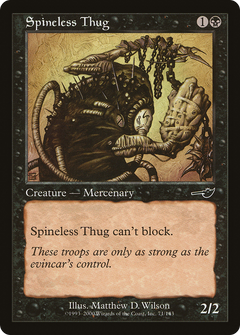 Spineless Thug - Foil