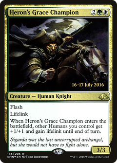 Heron's Grace Champion (185) (Prerelease) - Foil
