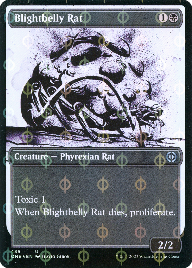 Blightbelly Rat (435) (Showcase) - Compleat Foil