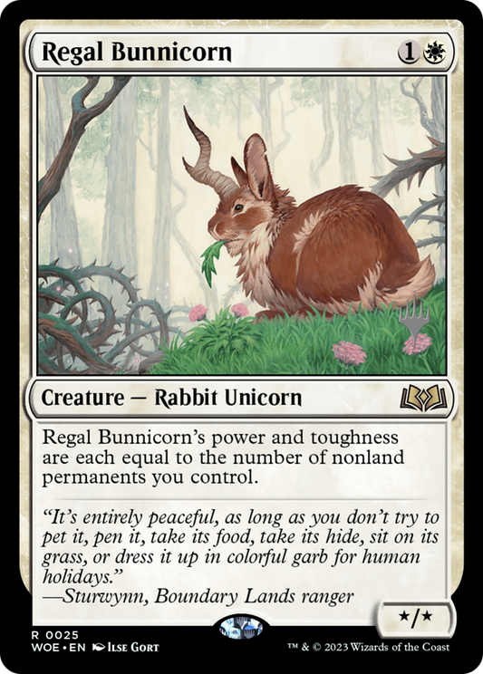 Regal Bunnicorn (0025) (Promo Pack) - Foil