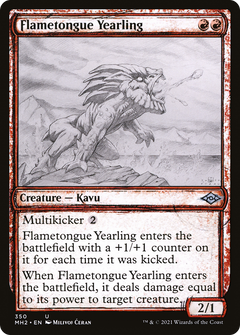 Flametongue Yearling (350) (Showcase) - Foil