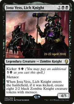 Josu Vess, Lich Knight (093) (Prerelease) - Foil