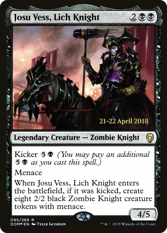 Josu Vess, Lich Knight (093) (Prerelease) - Foil