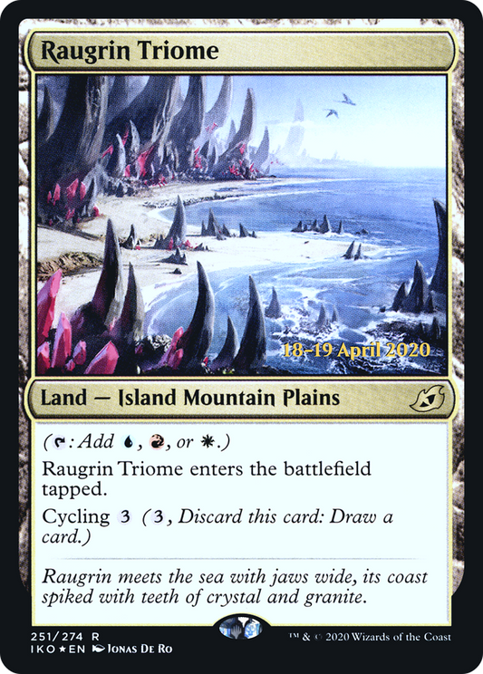 Raugrin Triome (251) (Prerelease) - Foil