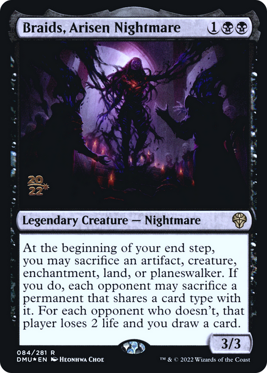 Braids, Arisen Nightmare (084) (Prerelease) - Foil