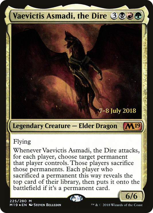 Vaevictis Asmadi, the Dire (225) (Prerelease) - Foil
