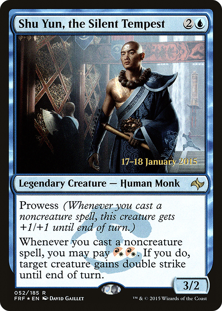 Shu Yun, the Silent Tempest (052) (Prerelease) - Foil
