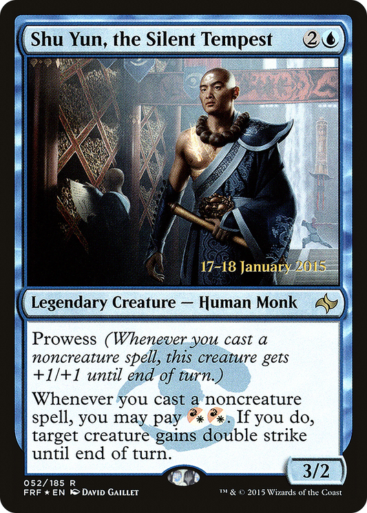 Shu Yun, the Silent Tempest (052) (Prerelease) - Foil