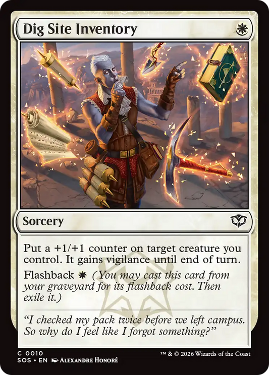 Dig Site Inventory (SOS) - Foil