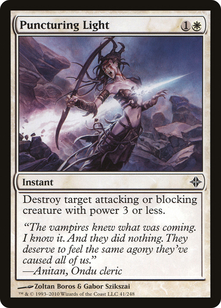 Puncturing Light - Foil