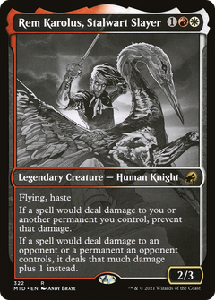 Rem Karolus, Stalwart Slayer (322) (Showcase) - Foil