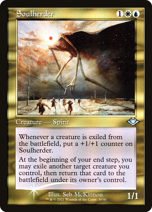 Soulherder (030) (Retro Frame) - Foil Etched