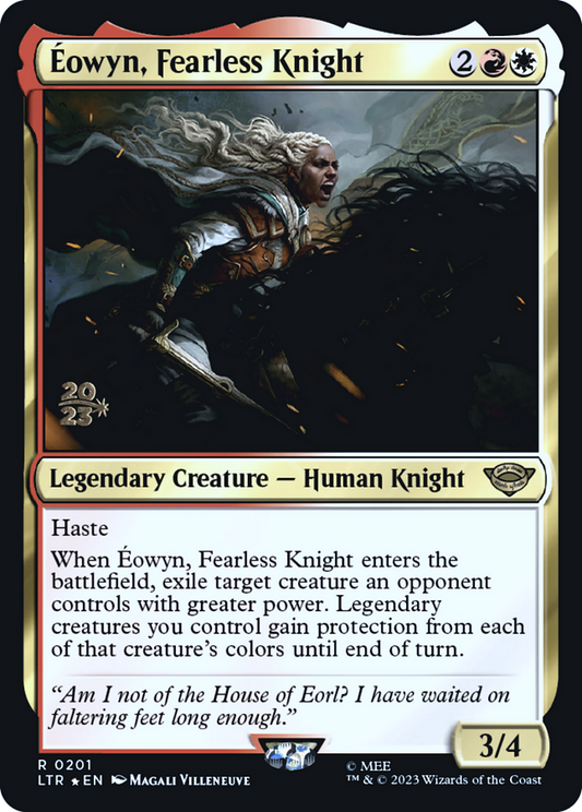 Eowyn, Fearless Knight (0201) (Prerelease) - Foil