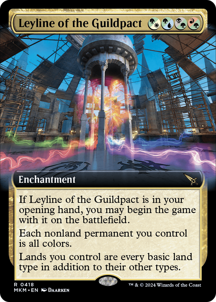 Leyline of the Guildpact (0418) (Extended Art) - Foil