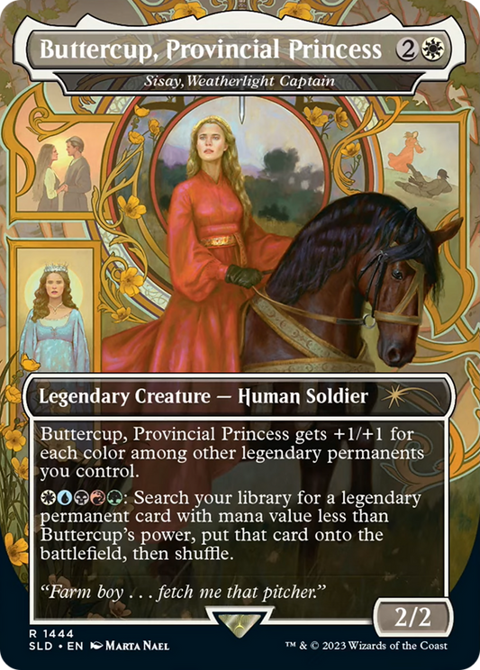 Buttercup, Provincial Princess [Sisay, Weatherlight Captain] (1444) (Borderless) - Foil