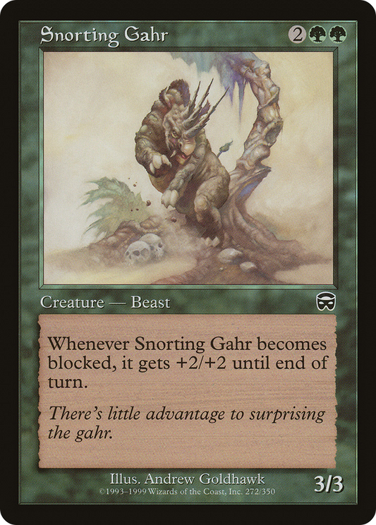 Snorting Gahr - Foil