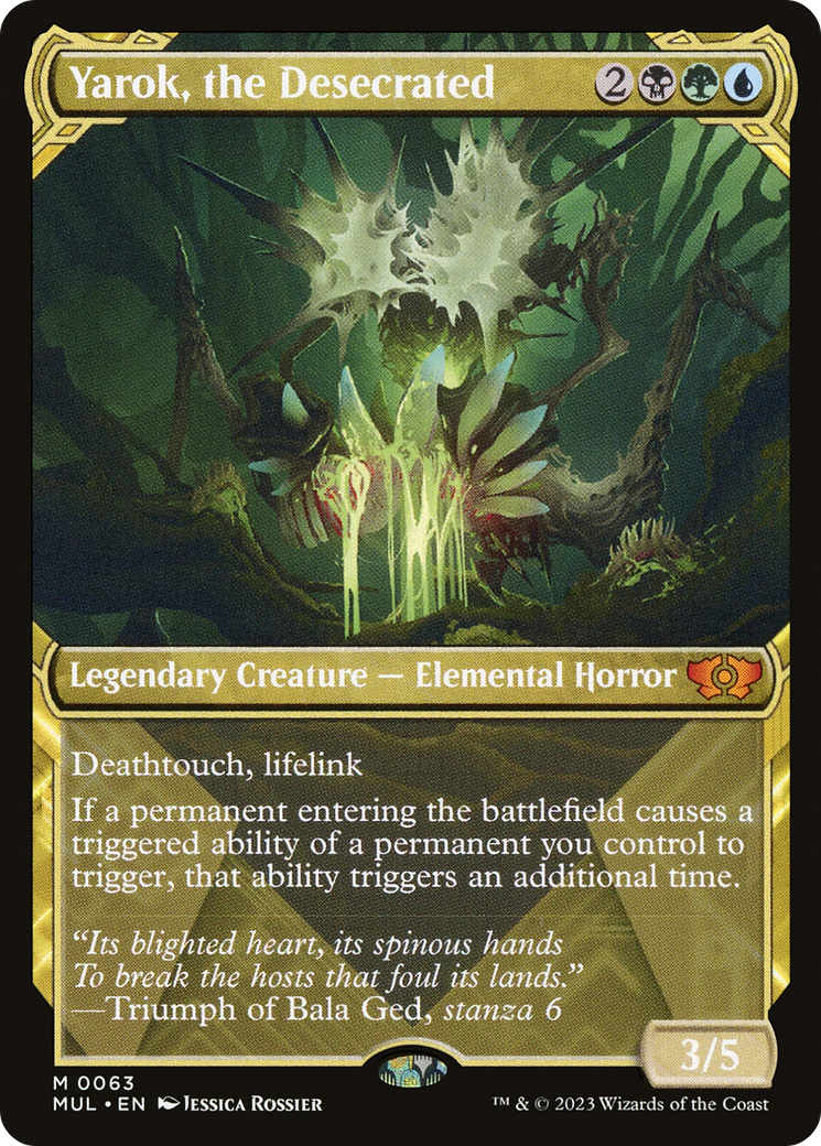 Yarok, the Desecrated (0063) (Showcase) - Foil