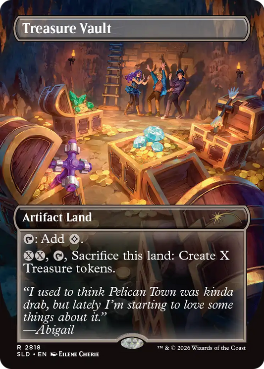 Treasure Vault (2818) (Borderless) (SLD) - Foil