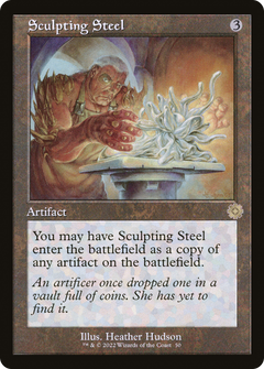 Sculpting Steel (050) (Retro Frame) - Foil