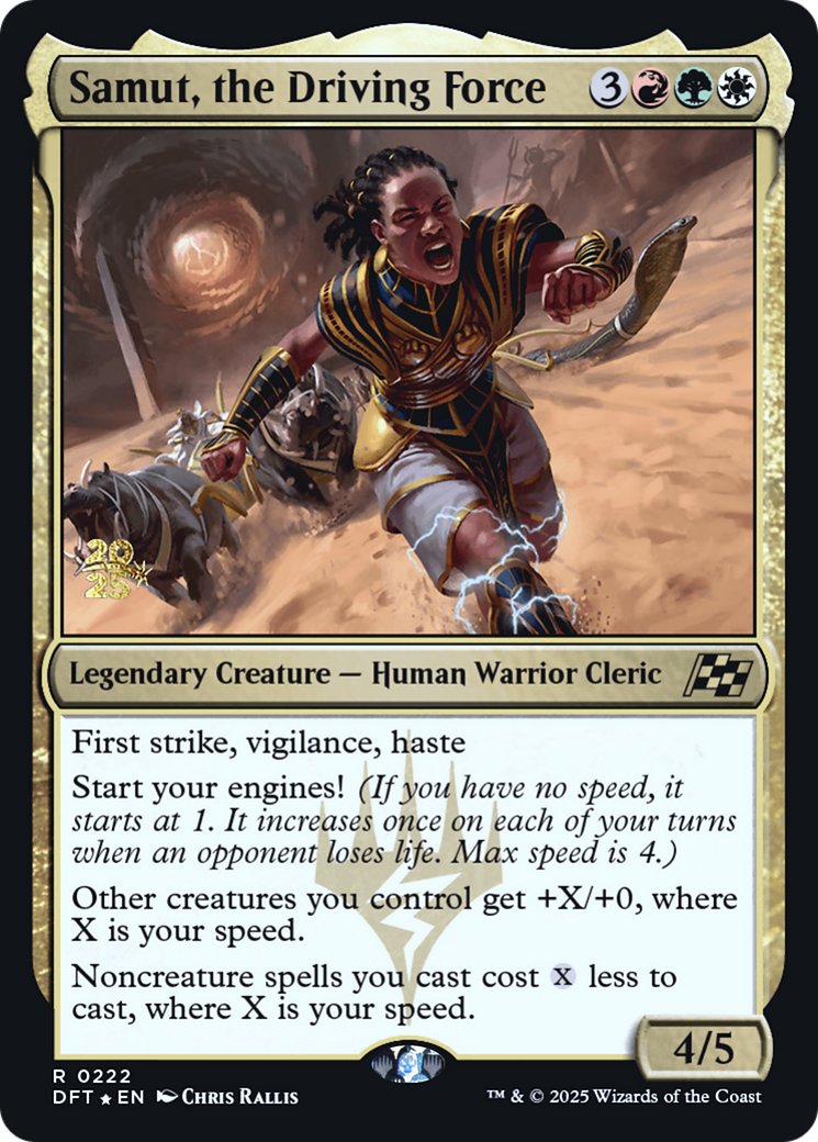 Samut, the Driving Force (0222) (Prerelease) - Foil