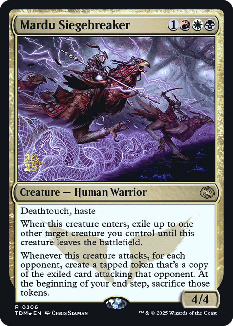 Mardu Siegebreaker (0206) (Prerelease) (PTDM) - Foil