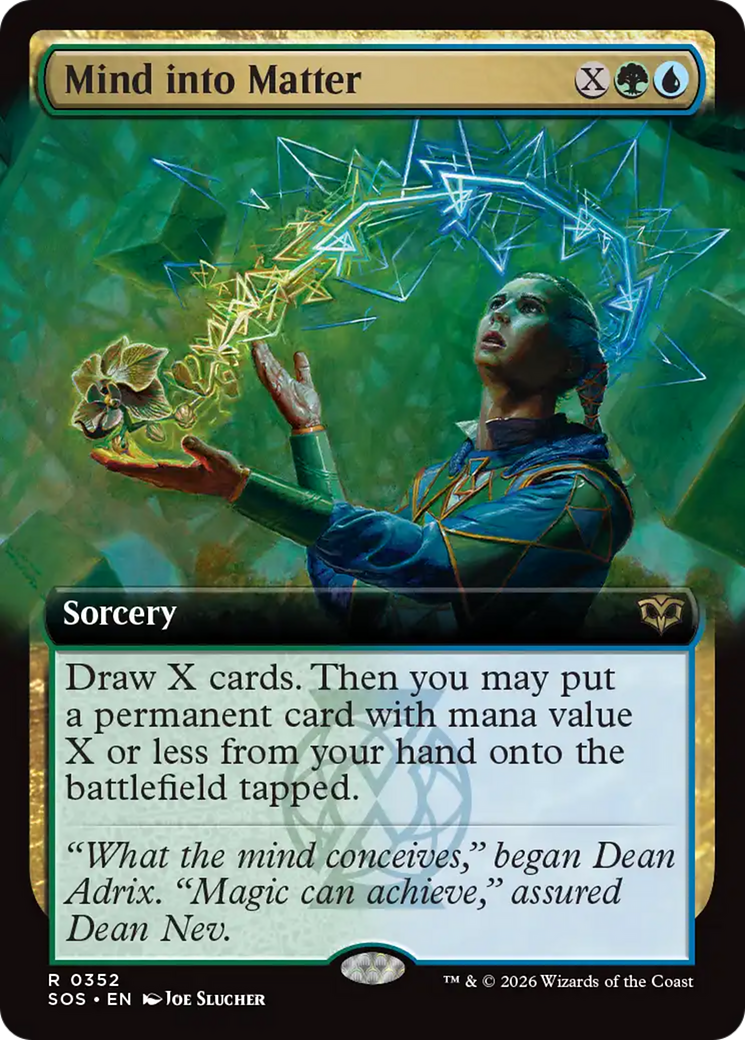 Mind into Matter (0352) (Extended Art) (SOS) - Foil