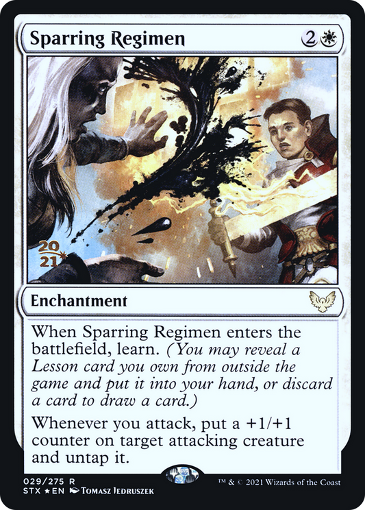 Sparring Regimen (029) (Prerelease) - Foil