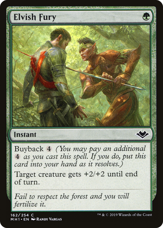 Elvish Fury - Foil