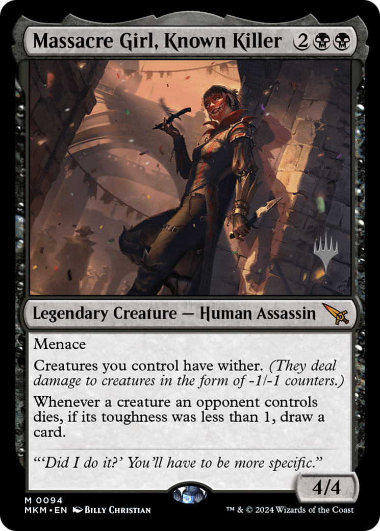 Massacre Girl, Known Killer (0094) (Promo Pack) - Foil