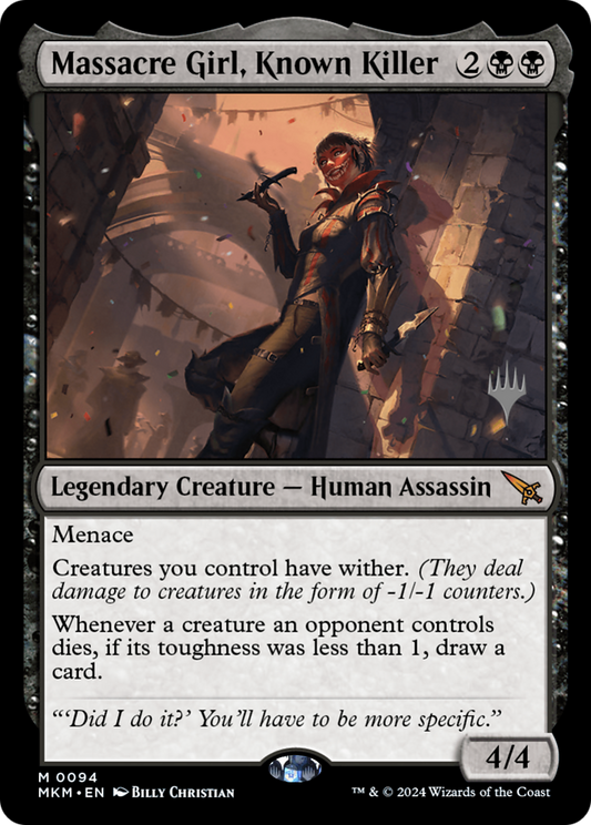 Massacre Girl, Known Killer (0094) (Promo Pack) - Foil