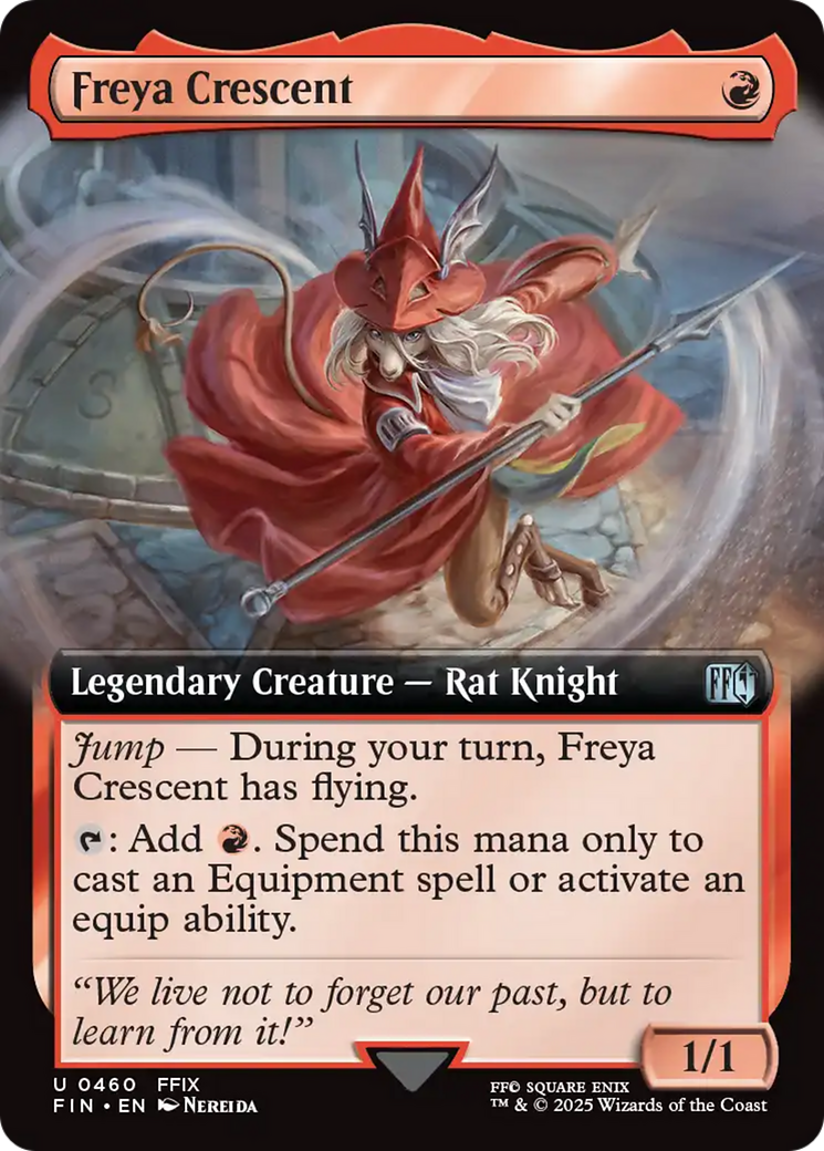 Freya Crescent (0460) (Extended Art) - Foil