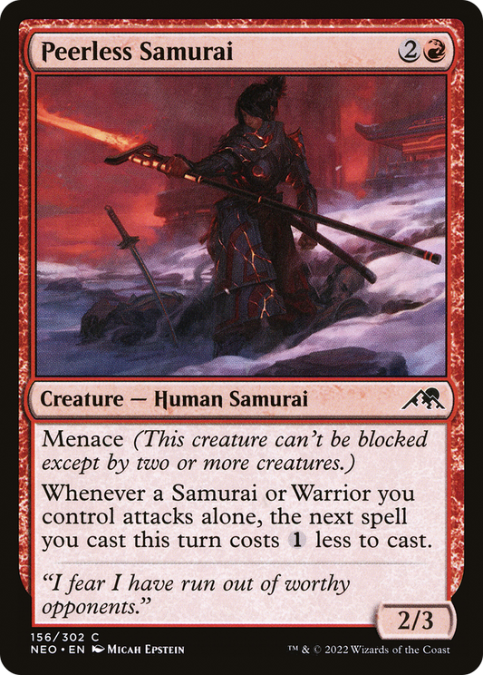 Peerless Samurai - Foil