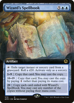 Wizard's Spellbook (370) (Extended Art) - Foil