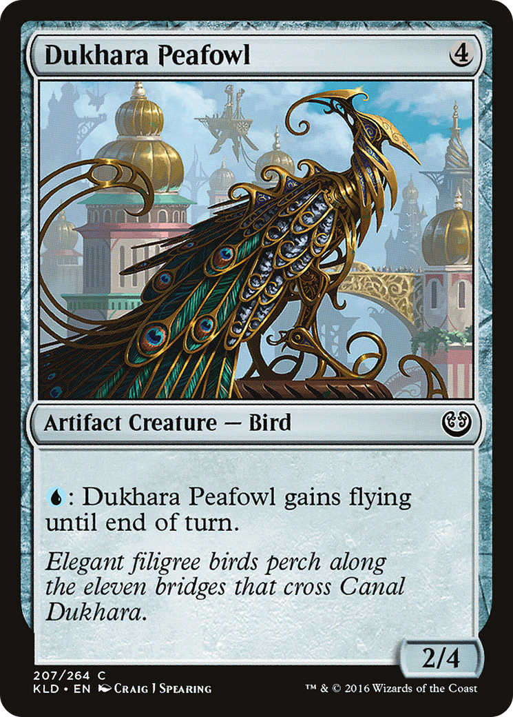 Dukhara Peafowl - Foil