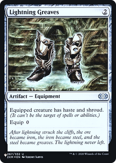 Lightning Greaves (267) - Foil