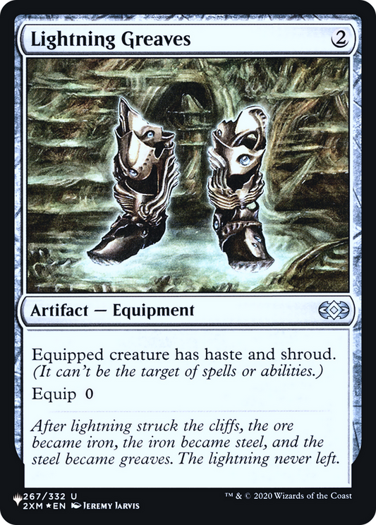Lightning Greaves (267) - Foil