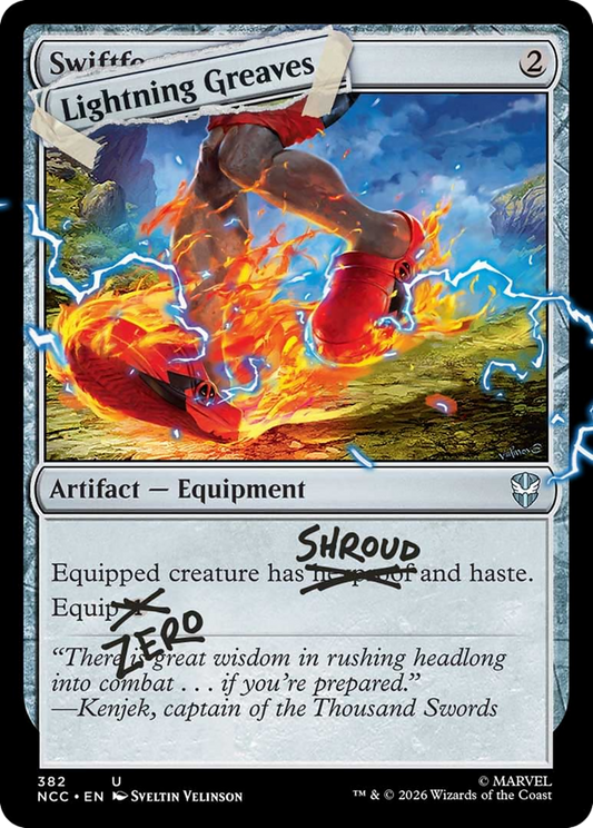 Lightning Greaves (0382) (IFIYW-4) (SLD)- Foil