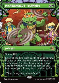 Michelangelo's Technique (0239) (Sewer Frame) (TMT)