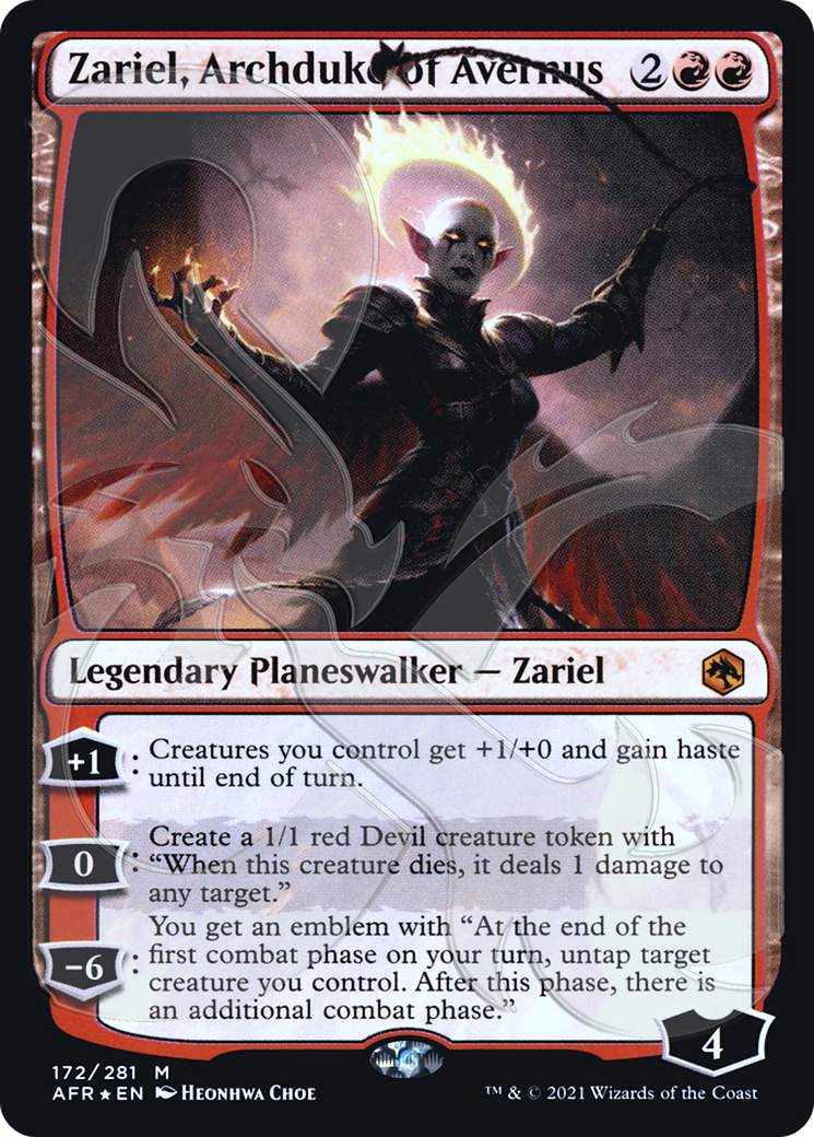 Zariel, Archduke of Avernus (172) (Ampersand) - Foil