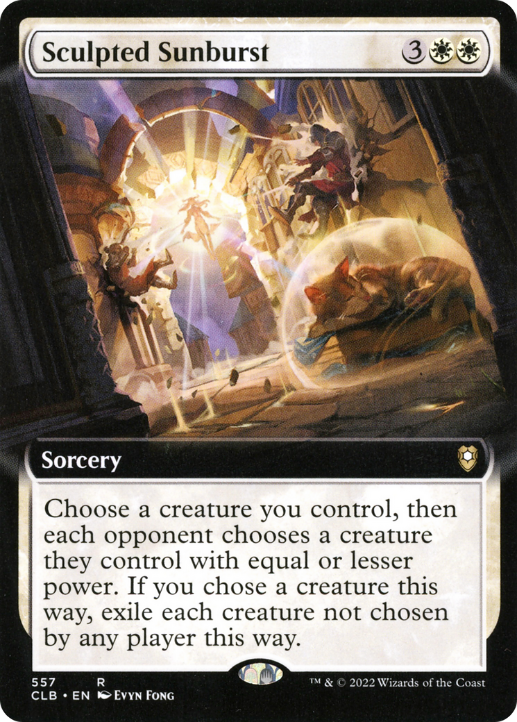 Sculpted Sunburst (557) (Extended Art)