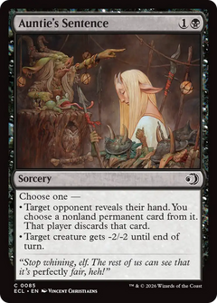 Auntie's Sentence (0085) (ECL) - Foil