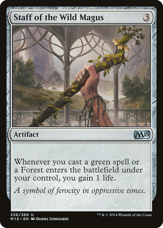 Staff of the Wild Magus - Foil