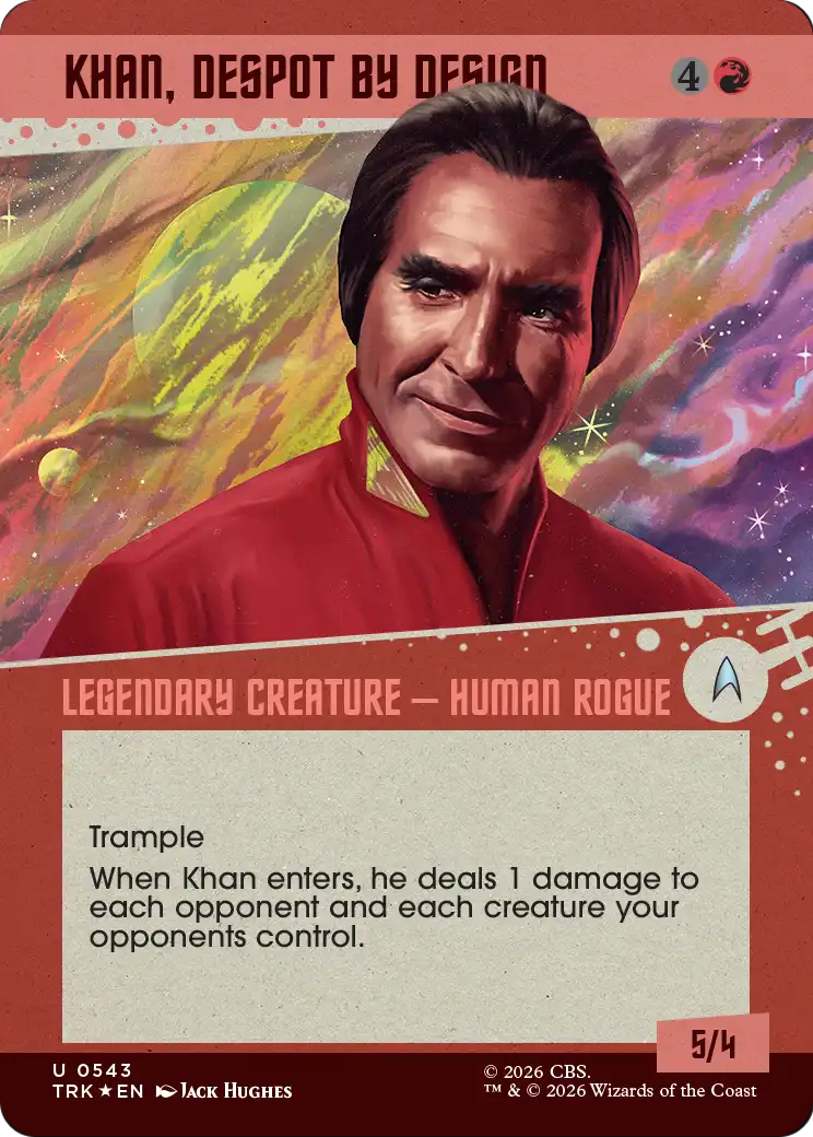 Khan, Despot by Design (0543) (Showcase) (TRK) - Surge Foil