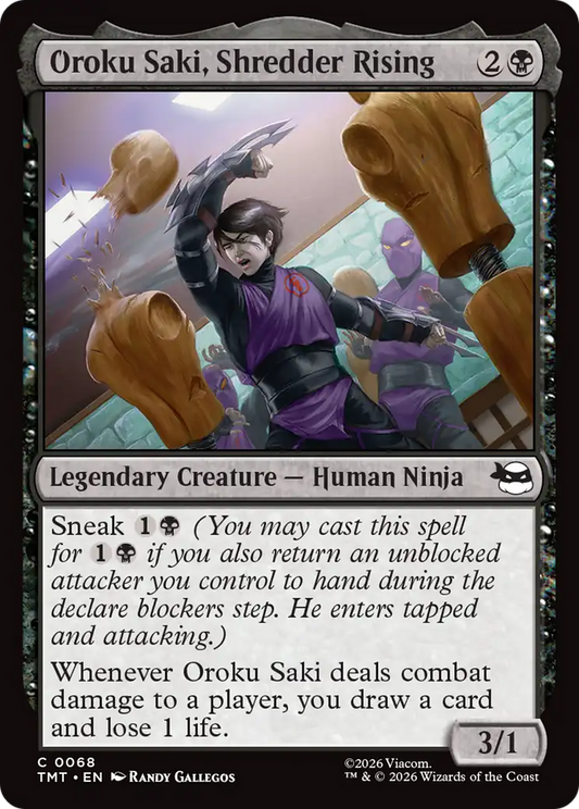 Oroku Saki, Shredder Rising (TMT)