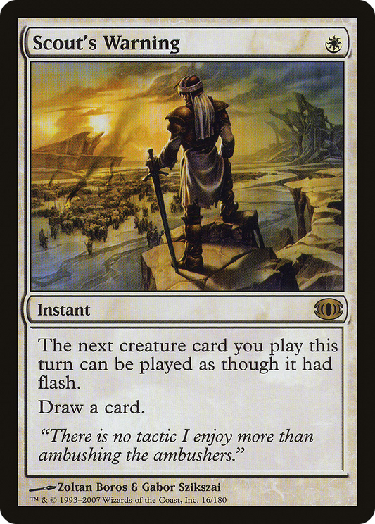 Scout's Warning - Foil