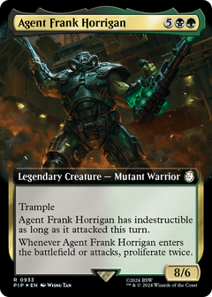 Agent Frank Horrigan (0933) (Extended Art) - Surge Foil