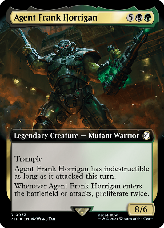 Agent Frank Horrigan (0933) (Extended Art) - Surge Foil