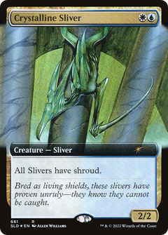 Crystalline Sliver (661) (Extended Art) - Foil
